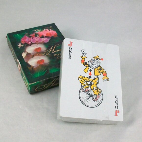 John Hinde Hawaiian Orchid Flowers Souvenir Playing Cards New Factory Sealed - Picture 2 of 3
